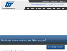 Tablet Screenshot of freightmgmt.com